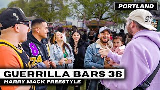 Harry Mack Freestyles Around His Hometown  Guerrilla Bars 36 Portland [upl. by Analla]