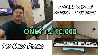 JUAREZ JRK 881 digital piano unboxing and review  My first Piano  Cheapest 88 key piano  Amazon [upl. by Anirtep]