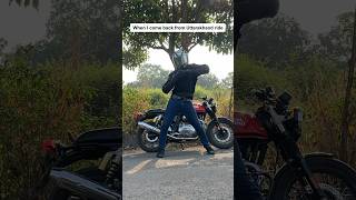 Gulabi Sharara  Thumak Thumak  Subodh Londhe Helmet Guy Dance  Biker  viralshorts uttarakhand [upl. by Wichman]