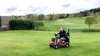 How the Bugg ease Lithium 4000 Pro Golf Cart Performs on Hilly Terrrain [upl. by Brazee]