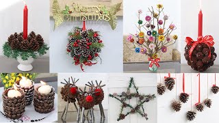 12 Christmas decoration ideas with pine cones [upl. by Yelrahs881]