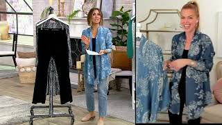 Laurie Felt Penny Lane Paisley Jacket on QVC [upl. by Hocker872]