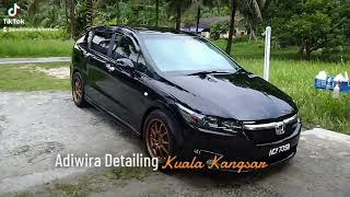 Honda Stream Siap Polish Compound Dan Waxing [upl. by Danas]