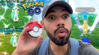 BIZARRO 🤯 USEI O HACK MAIS FORTE DO POKEMON GO NO MEIO DO EVENTOpokemongo [upl. by Eneroc]