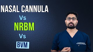 Choosing the Right Oxygen Delivery Nasal Cannula vs NRBM vs BVM  codebluedoc [upl. by Gnof]