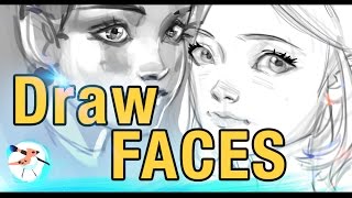 Tutorial  2 ways to start a face [upl. by Vic]