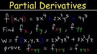 Partial Derivatives  Multivariable Calculus [upl. by Ahsille]