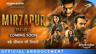 Mirzapur season 4 Official Annoncement I Mirzapur 4 release date I Mirzapur 4 update ‪PrimeVideoIN‬ [upl. by Tereve]