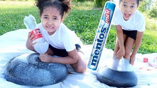 Challenge Coca  Mentos  Wubble Bubble RECORD FRANÇAIS  Verity rentre dans le Wubble [upl. by Aker]