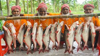 Boiled Pangas Fish Gravy Recipe  40 KG Pangasius Fish Cutting amp Cooking for Special People [upl. by Fiorenze]