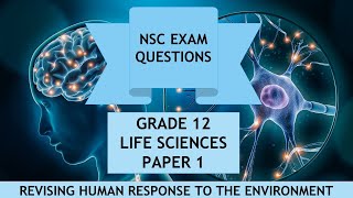 Grade 12  NSC Exam Prep  Human Response To The Environment [upl. by Vilhelmina]