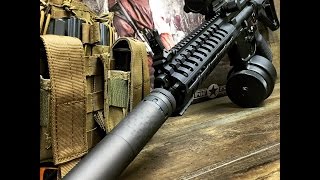 Patriot Ordnance P415 SBR amp Supressor Ar15 M4 Review [upl. by Albion]