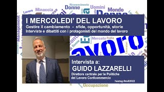 Intervista a Guido Lazzarelli per I MERCOLEDI DEL LAVORO [upl. by Arrik]