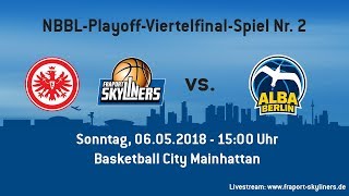 NBBL Heimspiel der Eintracht Frankfurt  FRAPORT SKYLINERS gegen Berlin [upl. by Wichman]