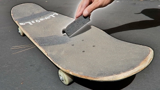 BEST WAY TO CLEAN SKATEBOARD GRIPTAPE [upl. by Irehs]