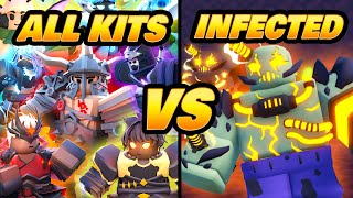 ALL KITS vs INFECTED  Roblox BedWars [upl. by Thoer151]