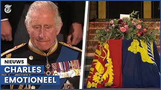 Kist koningin Elizabeth verdwijnt crypte in [upl. by Aleinad]