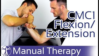 CMC1 Flexion and Extension  Roll Glide Assessment amp Mobilization [upl. by Cybill434]