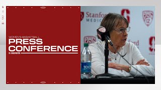 Stanford Womens Basketball Postgame Press Conference  Washington [upl. by Soigroeg]