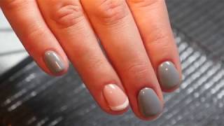 Gellak zetten  incl French Manicure met gel polish en rubber base [upl. by Coreen591]