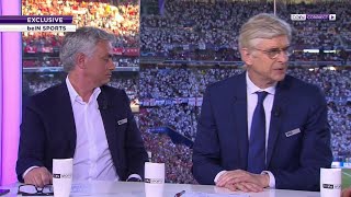 Jose Mourinho and Arsene Wenger are left STUNNED by Liverpool fans anthem Youll Never Walk Alone [upl. by Iow864]