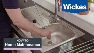 How to Fix a Blocked Sink with Wickes [upl. by Donella837]