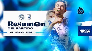 Resumen Puebla vs Querétaro  Jornada 7 Apertura 2024 Liga MX [upl. by Sivet]