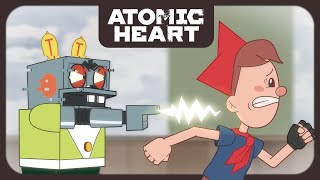 Atomic Heart — «секретная» анимация смерти [upl. by Kho]