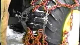 Skidder Chain Installation [upl. by Lenoyl]