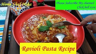 Ravioli Pasta Recipe  Indian Italian Recipe  ​रैवियोली पास्ता  Stuffed Pasta Recipe  Pasta Dish [upl. by Woodie]