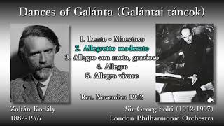 Kodály Dances of Galánta Solti amp LPO 1952 コダーイ ガランタ舞曲 ショルティ [upl. by Aguie906]