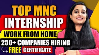 Best Internship Opportunities of 2024🚀✅ 250 Mnc Hiring  Work From Home Internship  Apply Now [upl. by Airyk547]