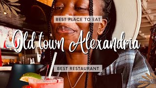 11 explore Old Town Alexandria with me Best restaurants in Alexandria Dinner out with my sister [upl. by Erialcyram]