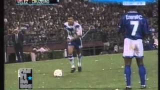 Velez 2 Cruzeiro 0 Supercopa 1996 Velez Campeon [upl. by Sykleb33]