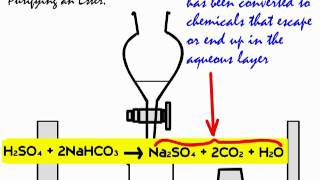 Chemistry Practical Techniques Solvent Extraction eg to purify an ester or alkyl halide [upl. by Larrisa241]