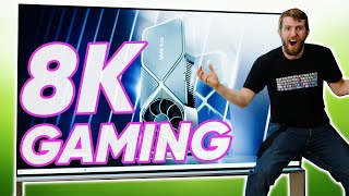 RTX 3090 8K Gaming  FIRST in the WORLD [upl. by Arnelle286]