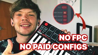 How to set up AKAI MPK mini MK2 in FL Studio 2021 NO FPC NO PAID CONFIGS [upl. by Crowns941]