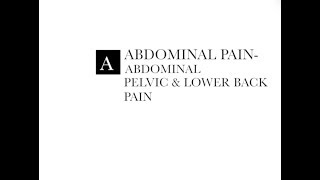 AAbdominal Pain Ovarian Cancer Symptoms [upl. by Asinet377]