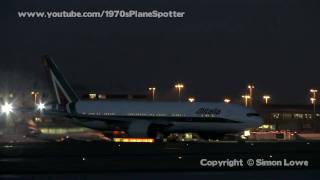 Alitalia B772 IDISA New revised colours MAN 101209 [upl. by Tobie]