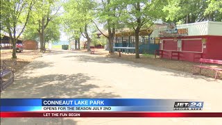 Conneaut Lake Park slated to reopen July 2 [upl. by Dahraf]