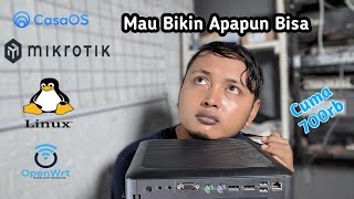 Mini PC TERMURAH  Mau Bikin Openwrt Mikrotik Linux atau NAS bisa [upl. by Elehcir910]