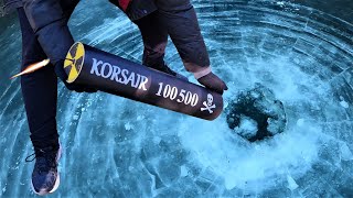 CORSAIR 100500 in Stinky Lake  Explode Ice with MEGA Petard [upl. by Nalla]