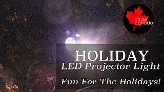 Christmas  Halloween LED Projector Light  LED Fun For The Holidays [upl. by Ecile]