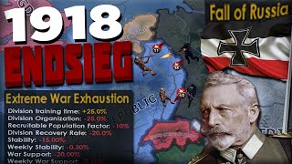 BEST HOI4 PLAYER VS ENDSIEG 1918 CAN THE KAISER SURVIVE WW1 AND SAVE GERMANY  Hearts of Iron 4 [upl. by Suirauqram49]