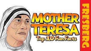 Who is Mother Teresa Find out here with our Top 10 Fun Facts for  Biography for Students [upl. by Haile]