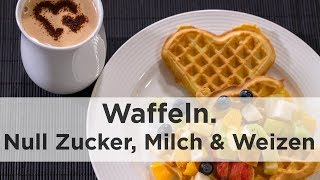 Waffeln ohne Zucker Milch und Weizen [upl. by Wesle264]