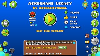 Ackermans legacy 100 PC by Astrality angel [upl. by Wootan902]