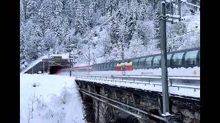 ÖBBSBB Eurocity EC 163 🇨🇭ZürichGraz 🇦🇹 in Langen am Arlberg  Arlbergtunnel [upl. by Clay]