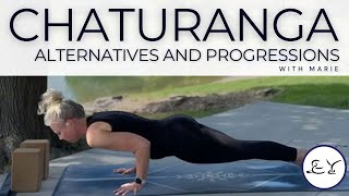 Chaturanga Alternatives and Progressions [upl. by Ynavoj356]