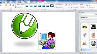 Insert Picture Clip art and Smart Art in Ms Word in Hindi [upl. by Nnhoj]